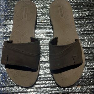 Rockin Brown Slide Sandals